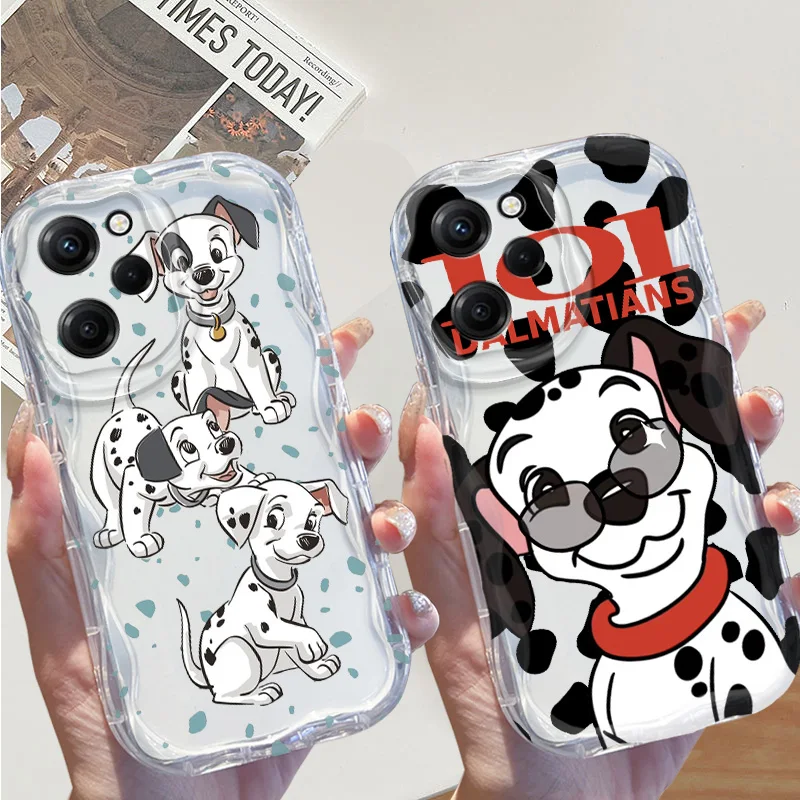 Disney 101 Dalmatians Cream Phone Case For OPPO Realme 5 6 7 8 10 11 12 6i Pro Plus (Global) C2 11 12 15 2021 silicone Funda