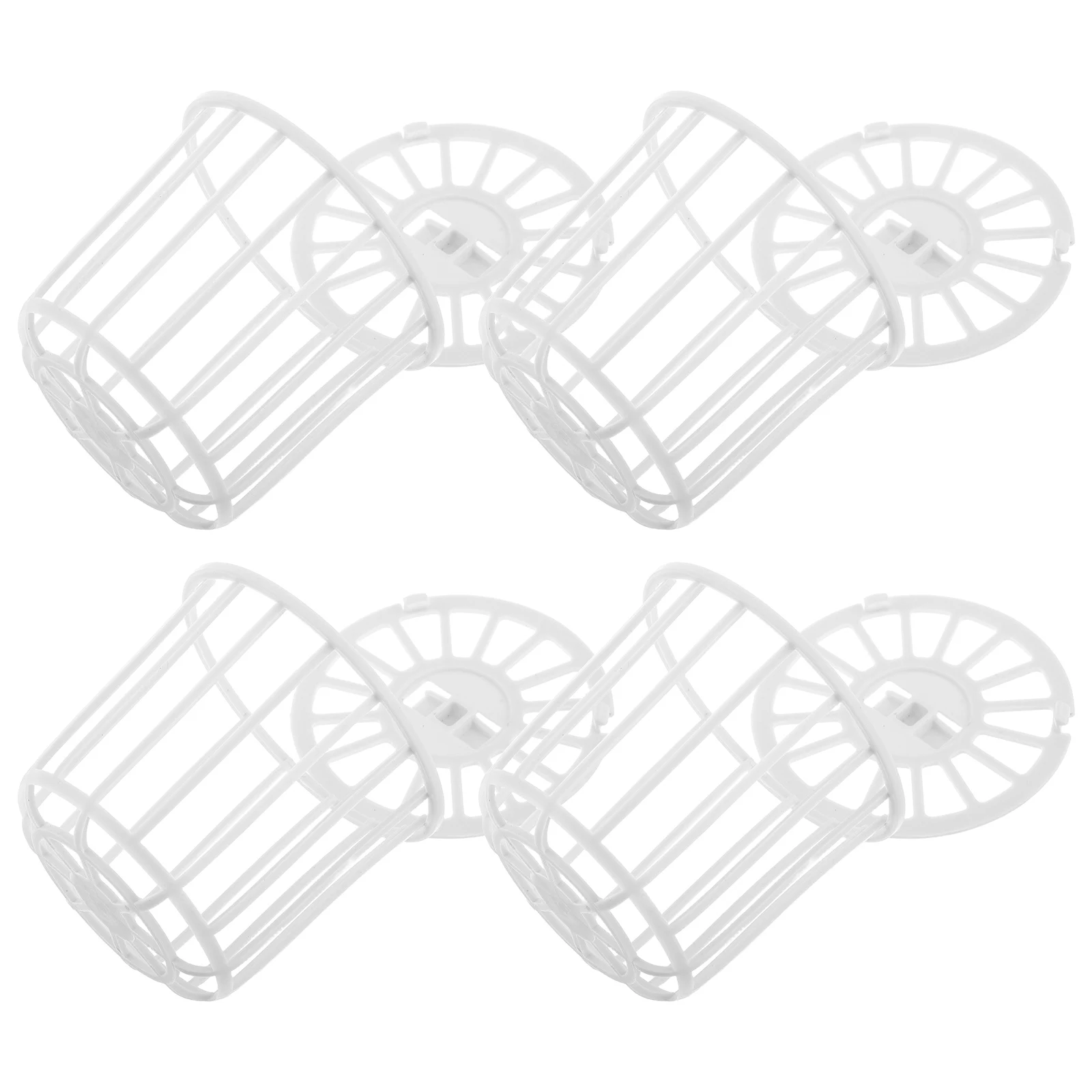 

4pcs Bird Nesting Basket Durable Plastic Small Birds Hollow Cage Nests Accessories Breeding Box Storage Finches Canary Pet