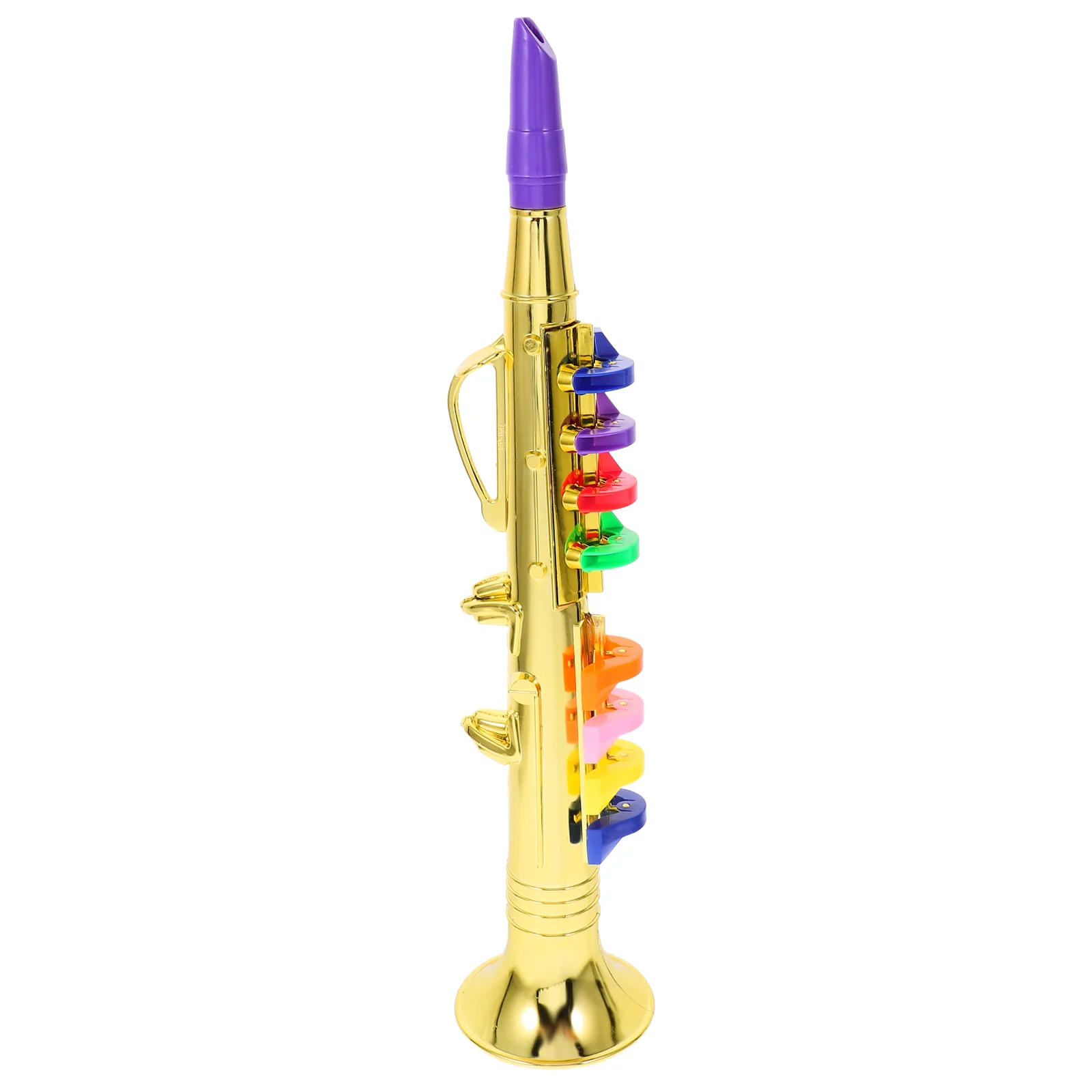 Children's Musical Toys Saxophone Plaything Trumpet for Kids Simulated Stage Performance Prop Instrument Plastic Imitation