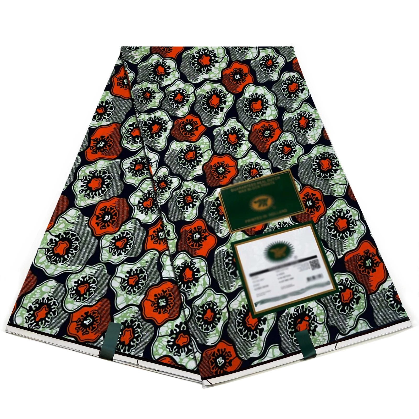 

African Fabric Wax Ankara Block Print Veritable Wax Nigerian Batik Fabric Dutch Soft Pagne 100% Cotton For Sewing Clothing LN147
