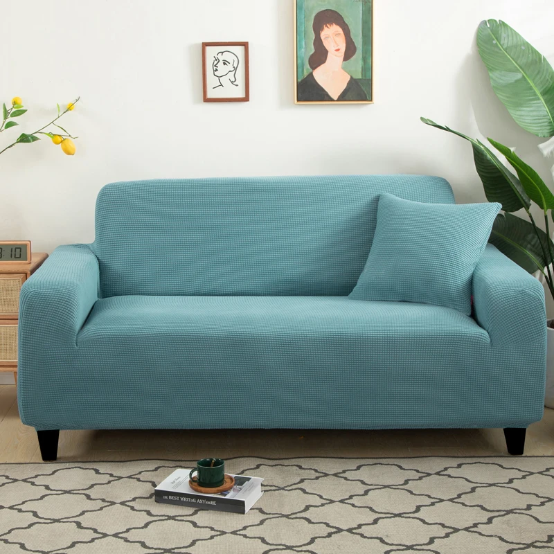 Sofabezug Elastisch für Wohnzimmer Zuhause Jacquard Stretch Schonbezüge Eckcouchbezüge 1/2/3/4 Sitzer L-Form Kostenloser Einkauf – Detail 6