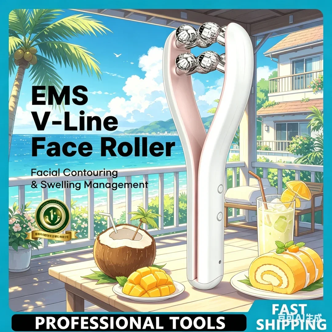

Exquisite Roller Face-Slimming Artifact V-Face Beauty Facial Massager For Marvelous Firming And Elevating The Face