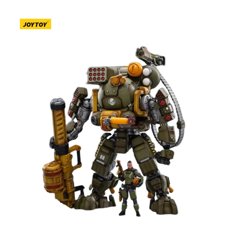 In Stock JOYTOY Dark Source Iron Wrecker 08 Heavy Airborne Mecha 1/25 Sci-Fi Articulated Action Figure With Matching Pilot