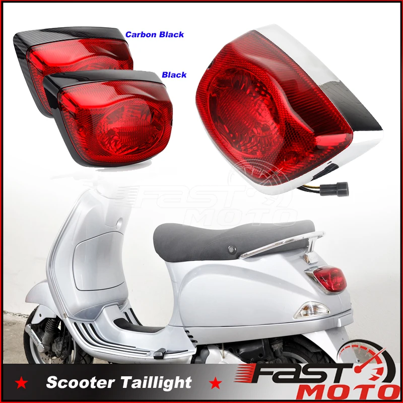 Scooter Taillights Rear Lamp Rim Trim Tail Stop Brake Light for LX 50 S 4T 4V LX 125 LX 150 IE 4T LX150 LX 1250 LX50 LXV 05-14