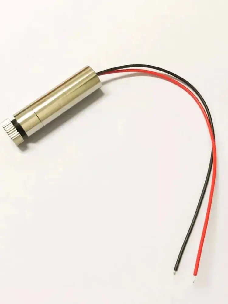 Moduł laserowy z czerwonym punktem, 250 mW, długość fali 650 nm, zasilanie 3–4,5 V, laser o dużej mocy z funkcją regulacji fokusa, do samodzielnego montażu, głowica laserowa do maszyn do grawerowania. — zdjęcie produktu 7