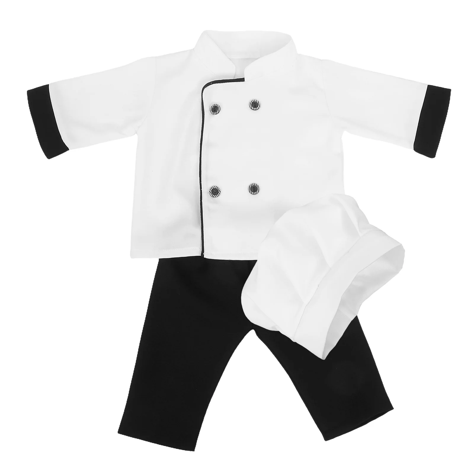 1 مجموعة الطفل التصوير الدعامة ملابس الشيف الوليد 100 يوم التقطت الصور لطيف الزي قبعة السراويل لينة البوليستر الشيف زي الاطفال #5