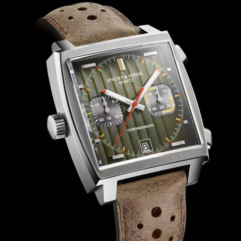 TACTO Specht & Sohne Classic 38 MM herenhorloges NH35 automatisch mechanisch horloge voor mannen roestvrij staal saffierkristal waterdicht, Bruin, Klassiek TACTO Specht & Sohne Classic 38 MM herenhorloges NH35 automatisch mechanisch horloge voor mannen roestvrij staal saffierkristal waterdicht, Bruin, Klassiek