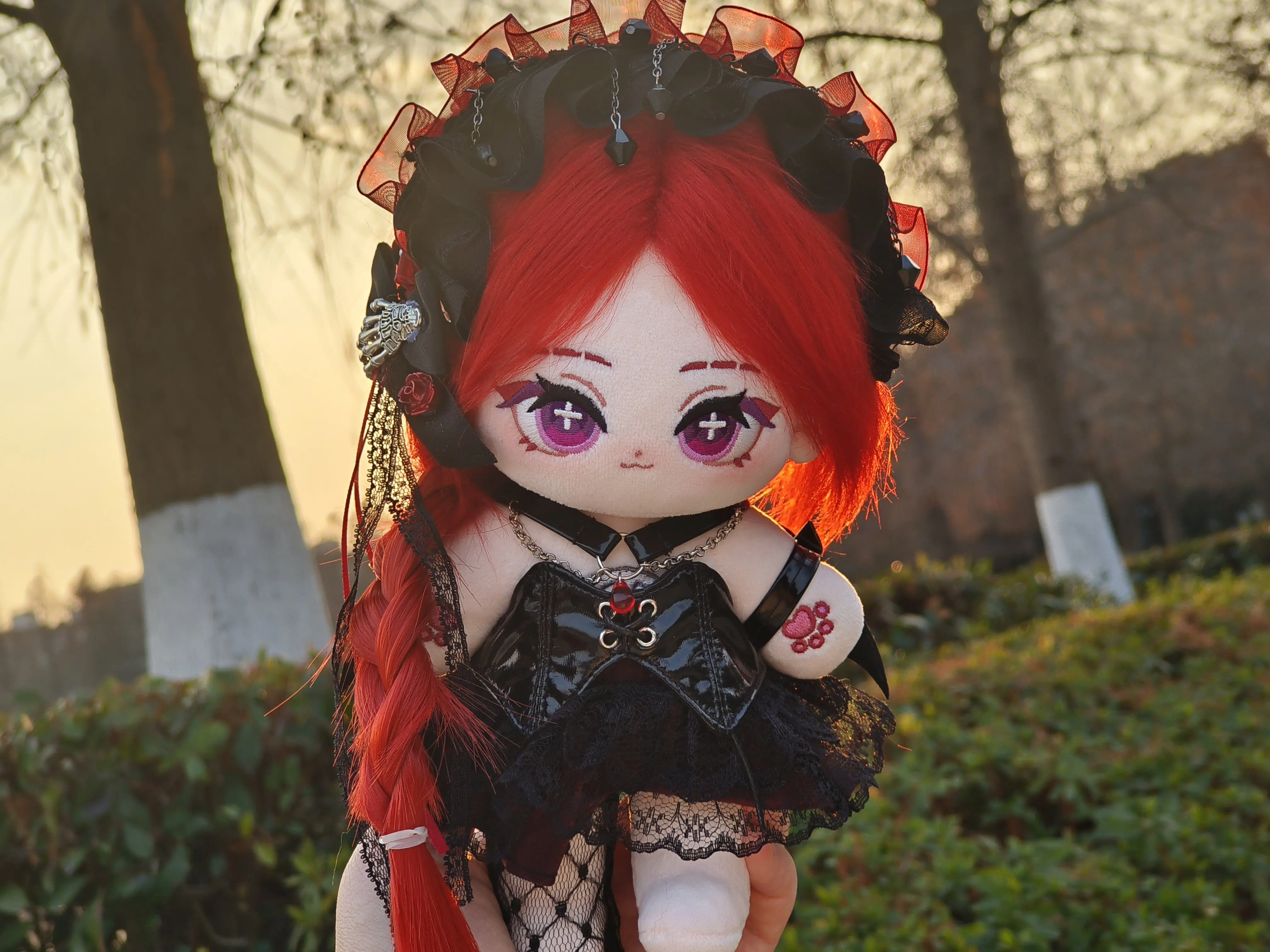 Identity Ⅴ Priestess Fiona Gilman Cotton Doll 20cm Game Plush Plushies Change Clothes Toys Stuffed Figures Regular Body Gift