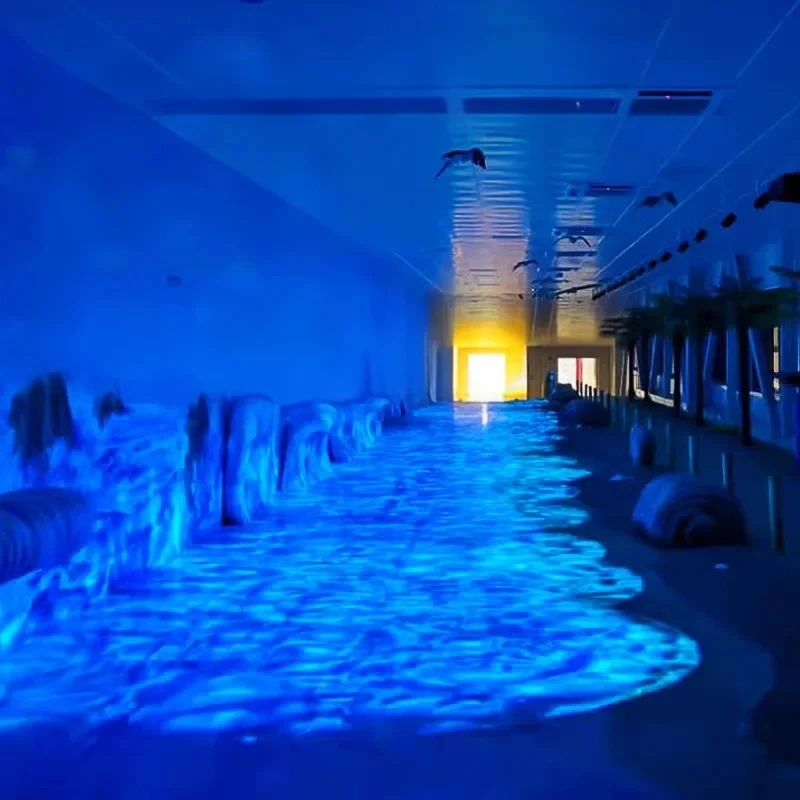 

Waterproof Outdoor 100W Water Ripple Effect Lights Party Disco Light Projector Water Wave Projector