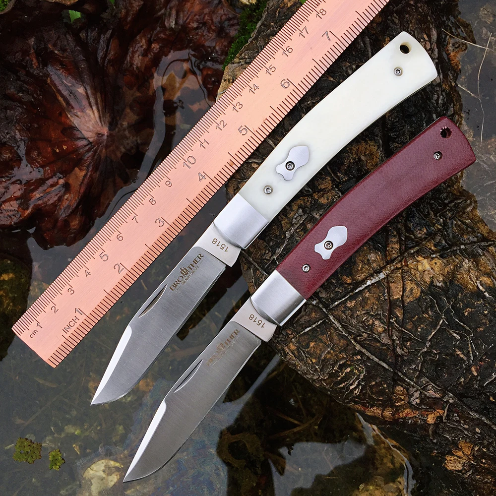Brother Knife 1518 Folding VG10 Blade Pocket Knives Classic Traditional Hunting Fishing Camping Tactical Higquality