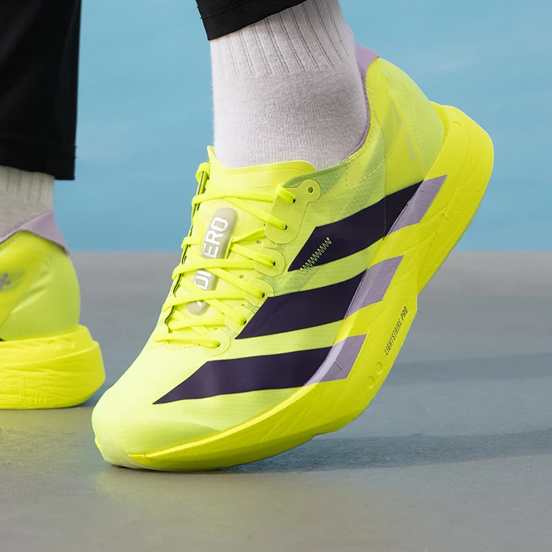 Adidas ADIZERO ADIOS PRO 4 M Running Shoes Original Men's Shoes Lightweight Breathable Fitness Training Sports Shoes JP6623-1