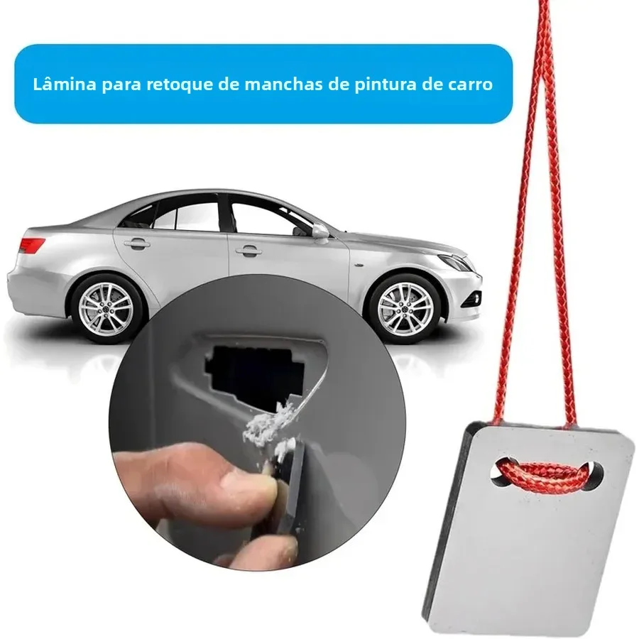 Raspador para Reparo Pontual de Polimento Automotivo, Remoção de Verniz e Tinta, Limpeza de Películas, Tratamento de Manchas e Poeira em Superfícies Duras