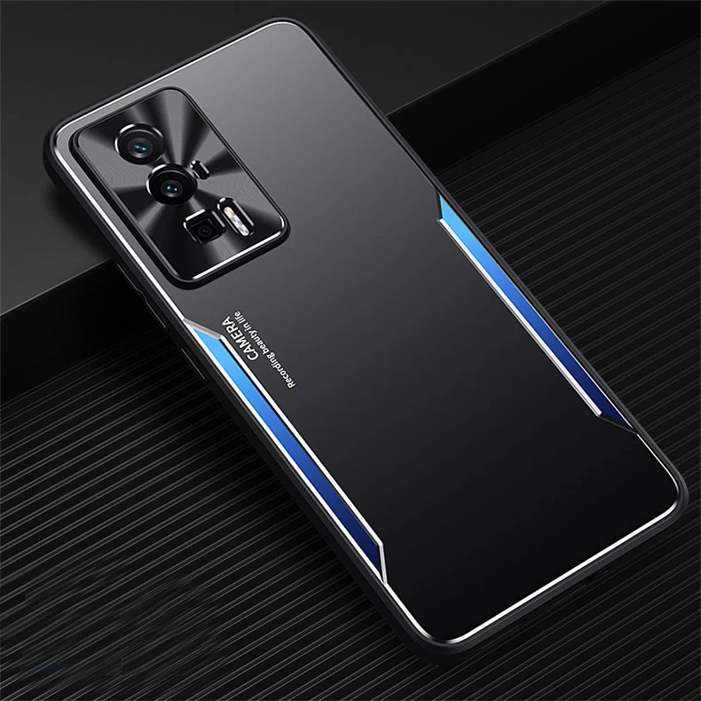 For Xiaomi POCO F5 Pro Case Luxury Soft TPU Edge + Aluminum Alloy Protective Back Cover Cases For Xiaomi POCO F5 F5Pro Shell