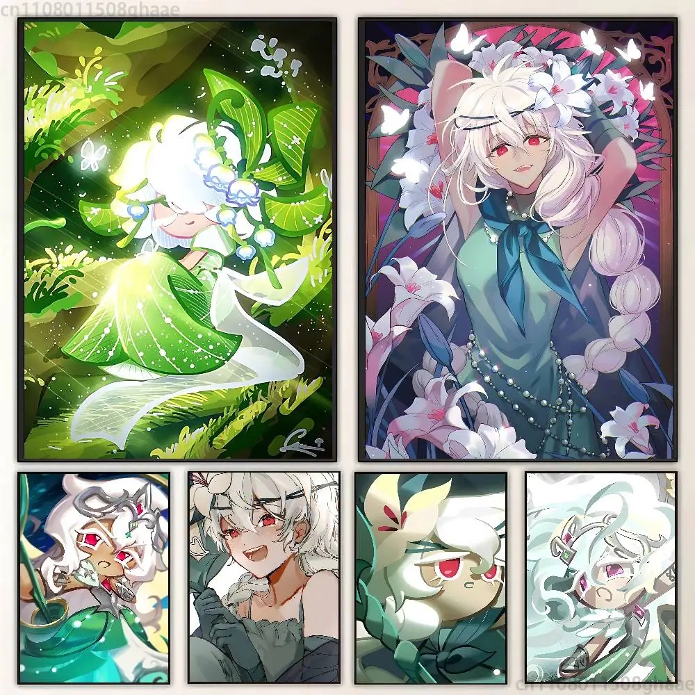 Run Kingdom White lily C-Cookie new group Poster HD home decor sticky wall waterproof home living room bar aesthetic decor