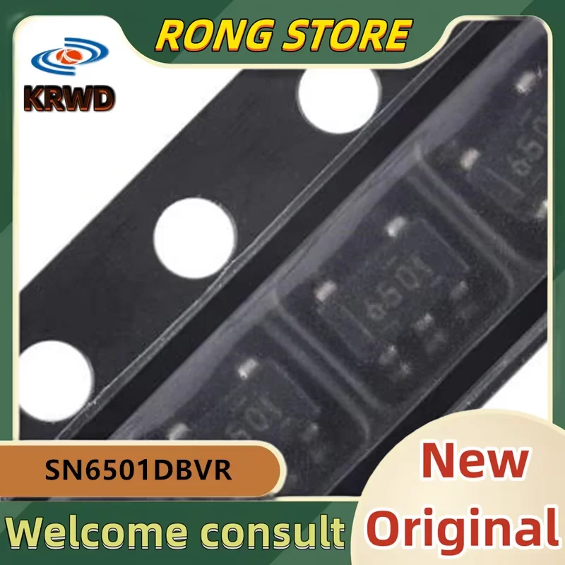 10PCS 6501 65OI  New and Original Chip IC SOT23-5 SN6501DBVR SN6501DBV SN6501DB SN6501D SN6501