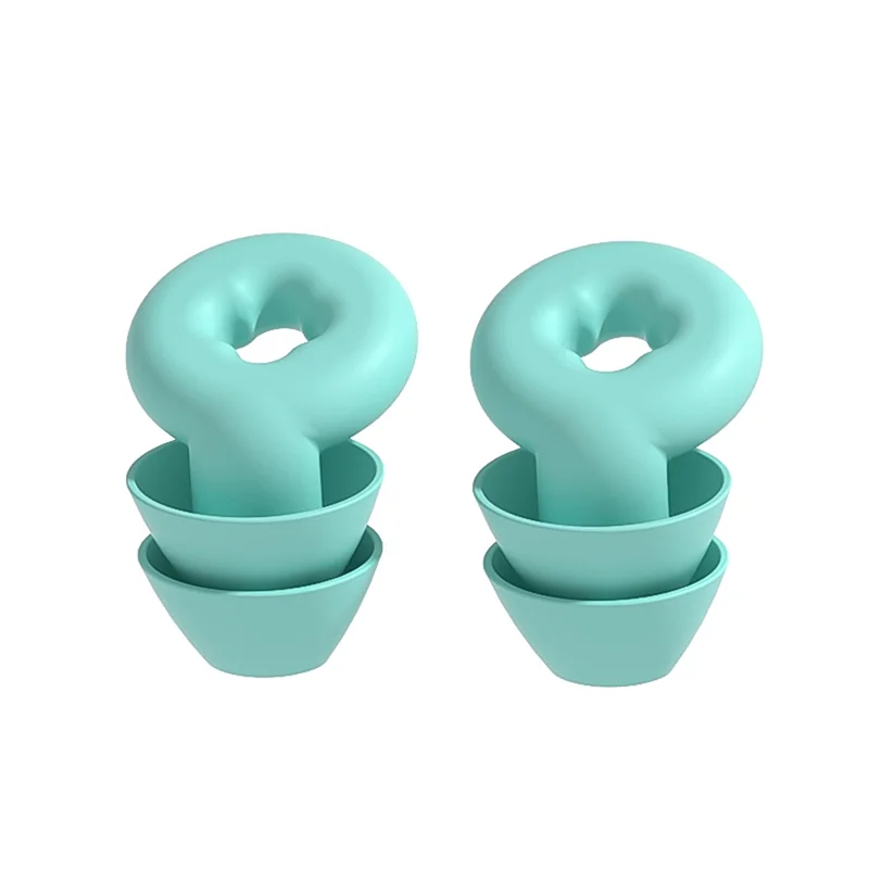 

Soft Ear Plugs for Noise Reduction Waterproof Silicone Ear Plug for Sleeping Airplanes Noise Sensitivity Green