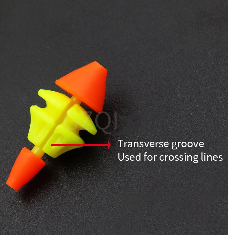 ZYZHE 5 Stück/Set Apo Float Angelzubehör 0,2/0,6/0,8G Verhindert das Herunterrutschen des Schwimmers Meeresfelsen-Angelwerkzeug – Detail 4