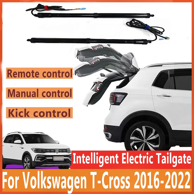 For Volkswagen T-Cross 2016-2022 Electric Tailgate Control of the Trunk Drive Car Lift AutoTrunk Opening Rear Door Power Gate