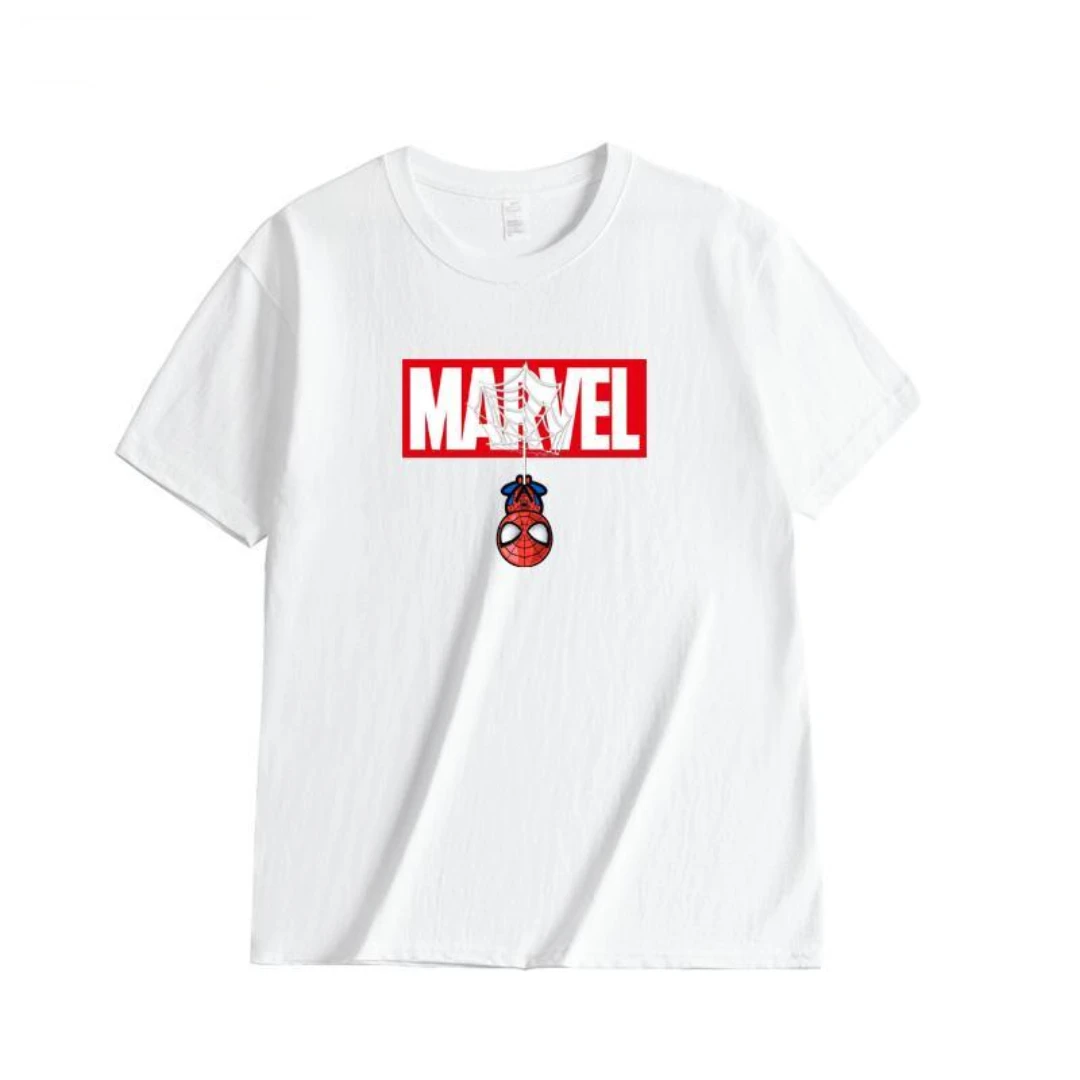 Marvel blockbuster joint T-shirt short sleeve Spider-Man Iron Man America Venom clothes Boy Boy Avengers cotton top