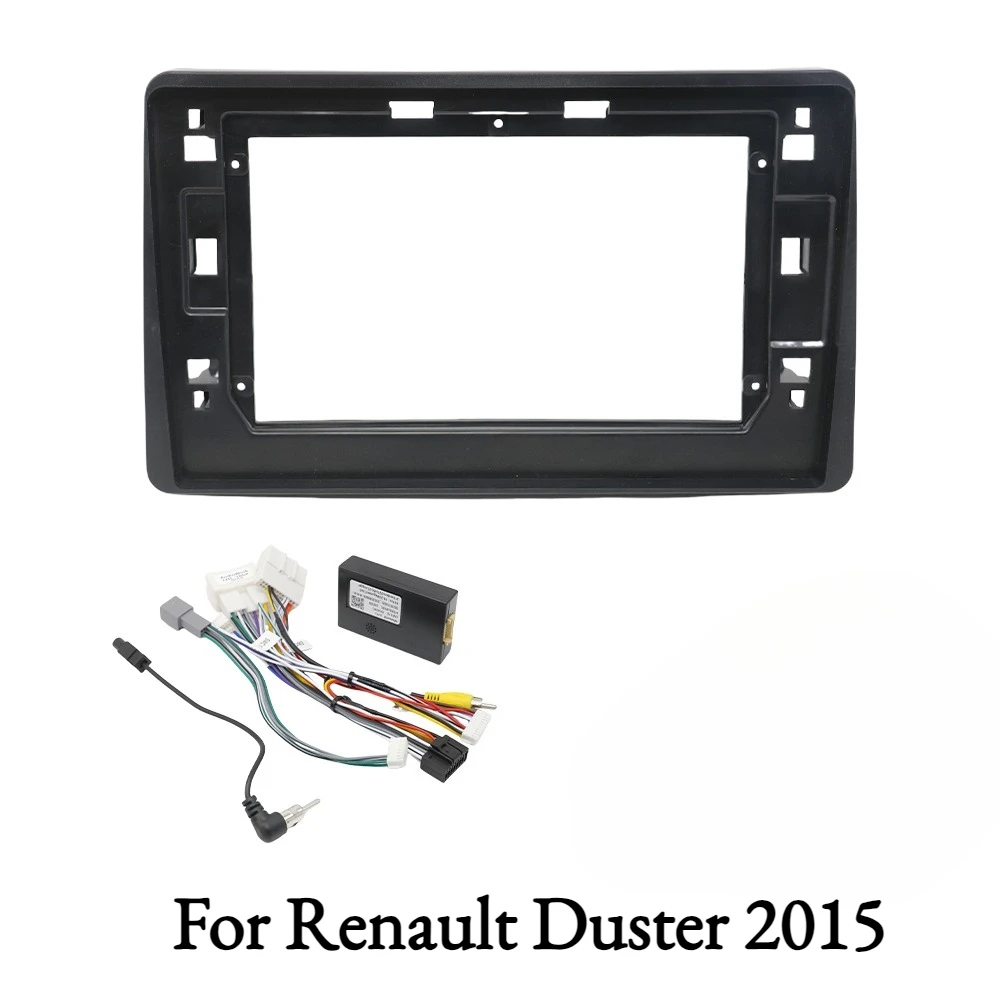 

Универсальная автомобильная DVD-рамка Android для Renault Duster 2015г. | Комплект для установки видеопанели радио стерео