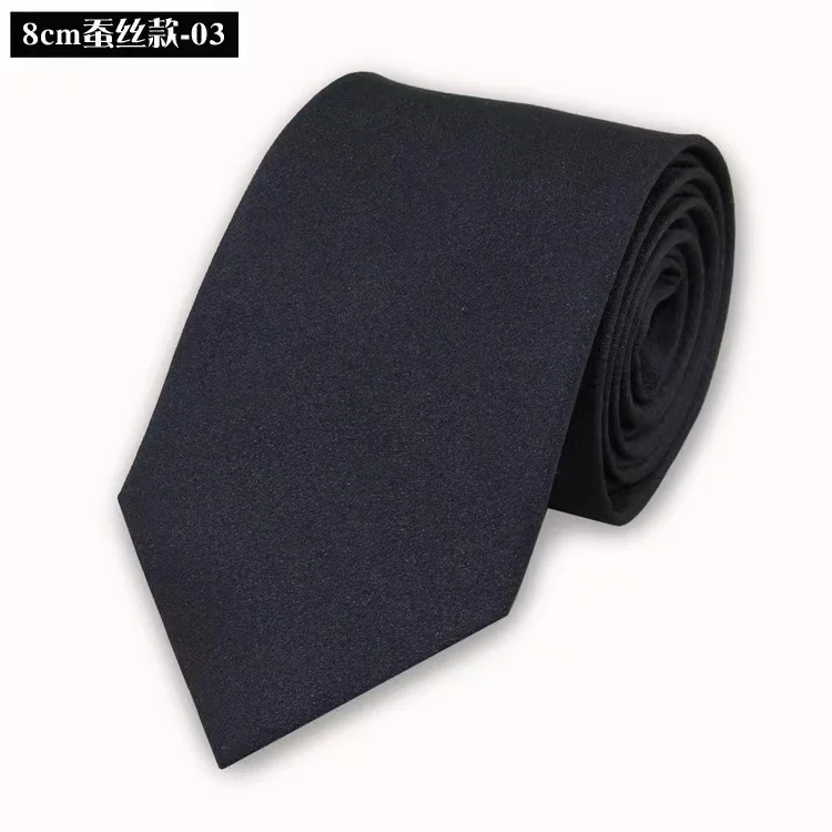 Real silk, mulberry silk, silk tie, men\'s formal attire, business, professional, marriage, job seeking, work attire, 8cm