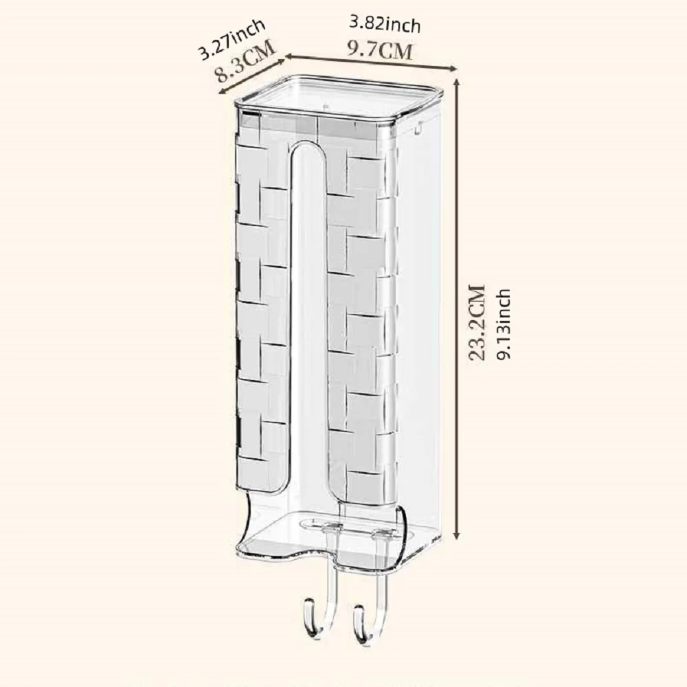 1pc pull-out lidded underwear and sock organizer, wall-mounted trash bag, bra, etc. organizer