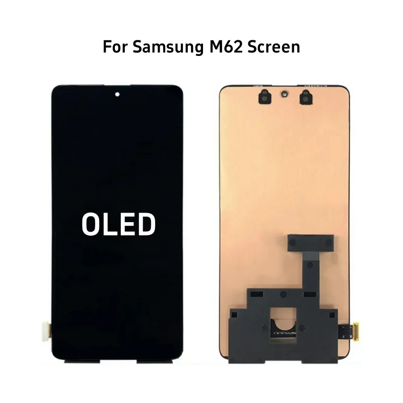 NEW OLED Lcd For Samsung Galaxy M62 SM-M625F M625F/DS Display Touch Screen With bracket frame Digitizer Assembly Replacement