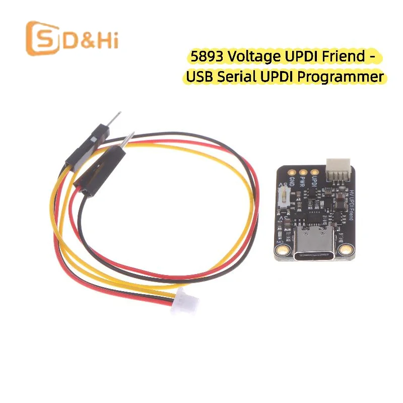 5893 Adafruit High Voltage UPDI Friend - USB Serial Programmer Module ESP32