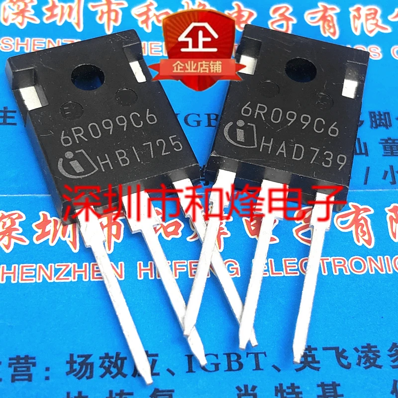 5PCS-10PCS 6R099C6 IPW60R099C6  TO-247 650V 112A  Really Stock Best Quality In Stock Fast Shipping