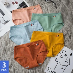 3Pcs/Set Female Underpants Cotton Panties Seamless Japanese Girl Underwear Underpants Women's Sexy Breathable Comfort Briefs