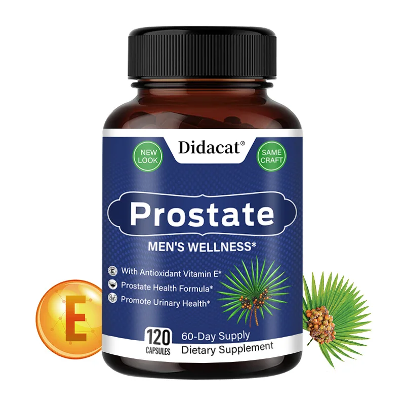 

Prostate Supplements Saw Palmetto Extract Capsules Plant Sterol Complex - Urinary Health Vitamins Male Hair Support