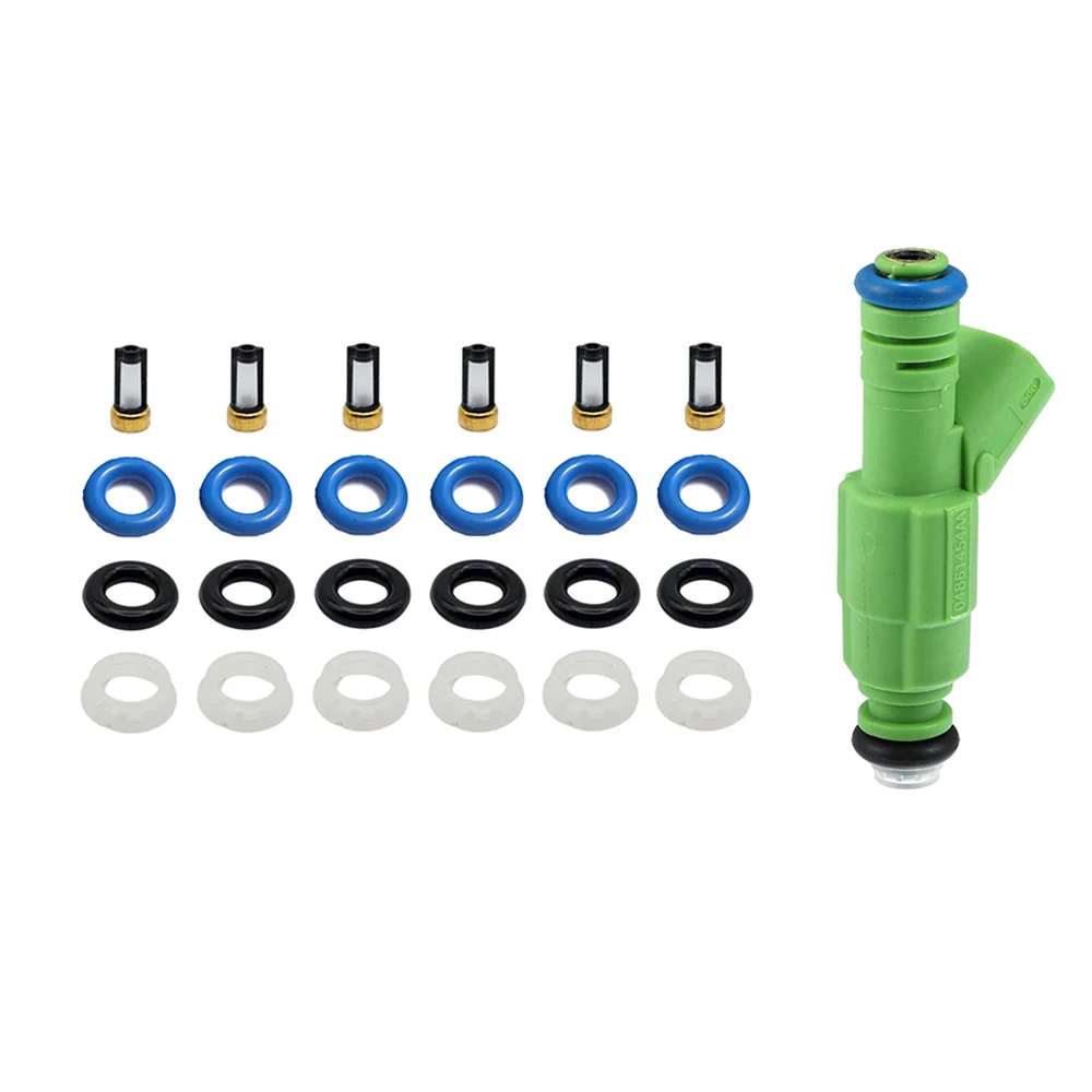 6 Pcs 0280156007 04861454AA Car Fuel Injector Nozzle Repair kit for Chrysler Town Country 3.3L for Dodge Grand Caravan 3.3L