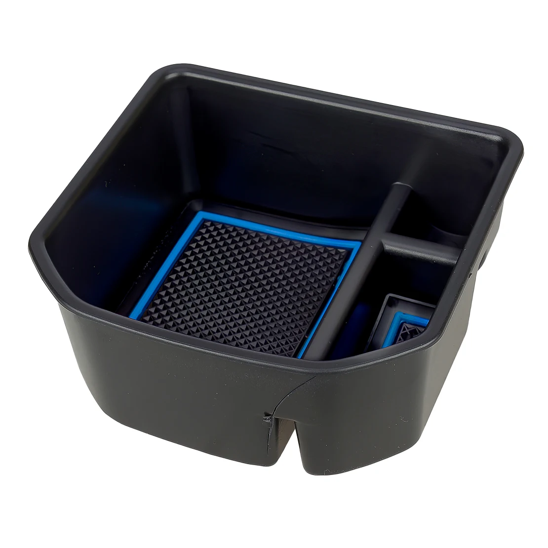 Car Center Armrest Storage Box Organizer Tray Fit for VW T-Roc 140TSI X Sport 110TSI Style 2020 AU Version Black with Blue Line