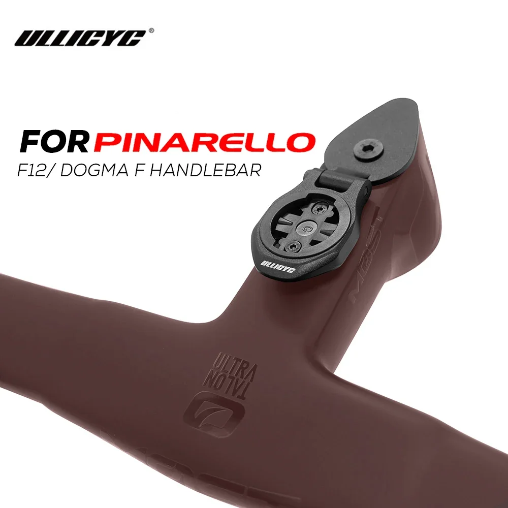 For Pinarello Dogma F12/ Dogma F/ Dogma F10 Integrated Handlebar Computer Mount Compatible with GPS/Garmin/Bryton/Wahoo Aluminum