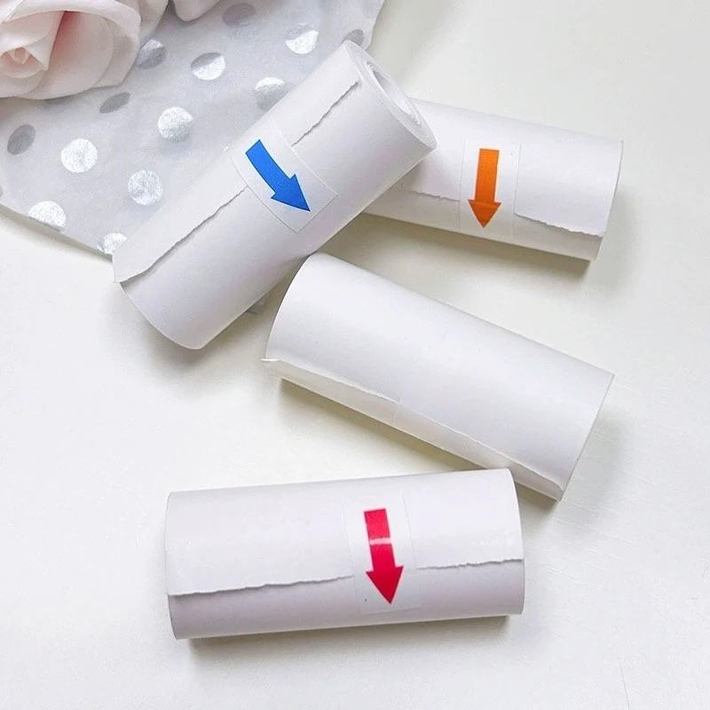 

Kids Rolling Paper 5 Rolls Thermal Paper Wood Pulp Instant Print Kids Camera Thermal Paper Printer Paper Miniprinter Accessories