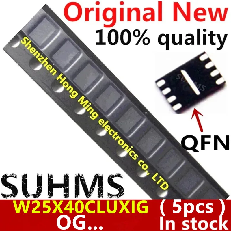 (5 piezas) 100% nuevo W25X40CLUXIG 25X40CLUXIG OG39A1 OG1377 OG... QFN-8