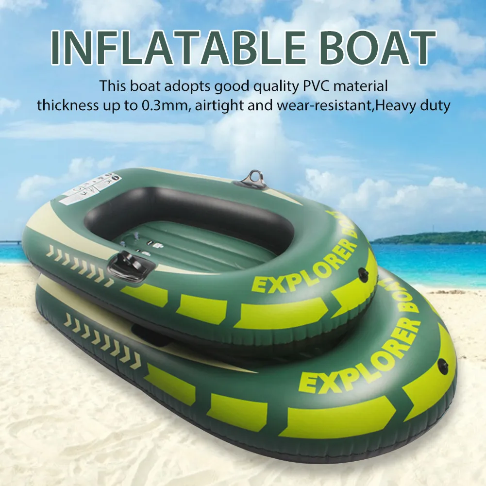 

New Adults Inflatable Boat Kayak Canoe Fishing Boat With Double1/2/3 Person Outdoor Rafting Fishing Boats Raft For Lake