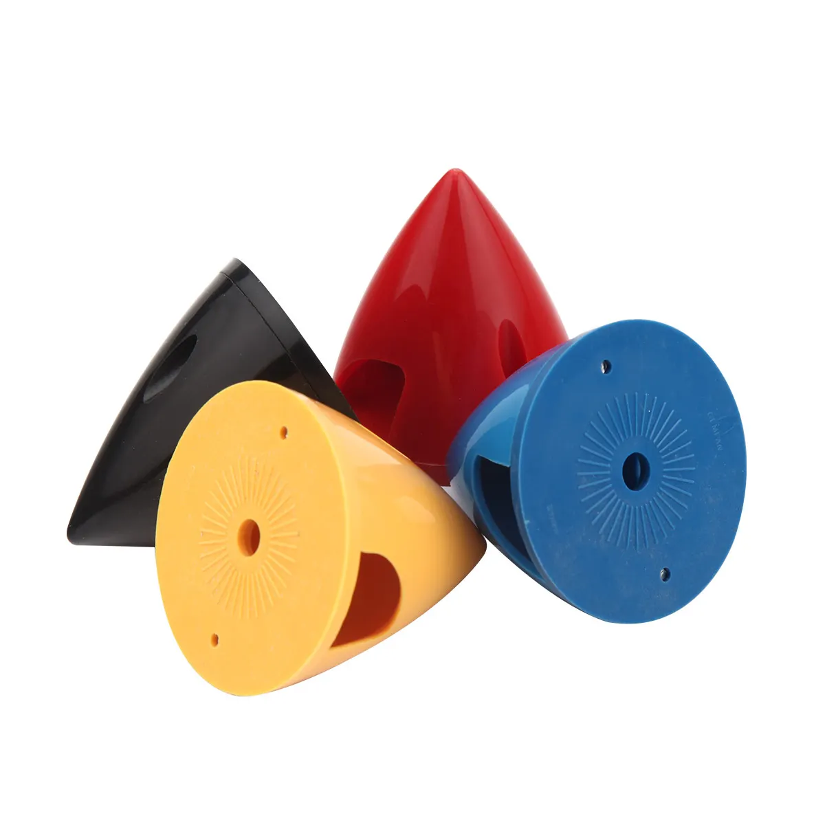 XAERO 1Pc 1.5" /1.75" / 2" / 2.25"/ 2.5"/2.75"/3" Nylon Plastic 2 blade Propeller Spinner For RC Airplane 5colors