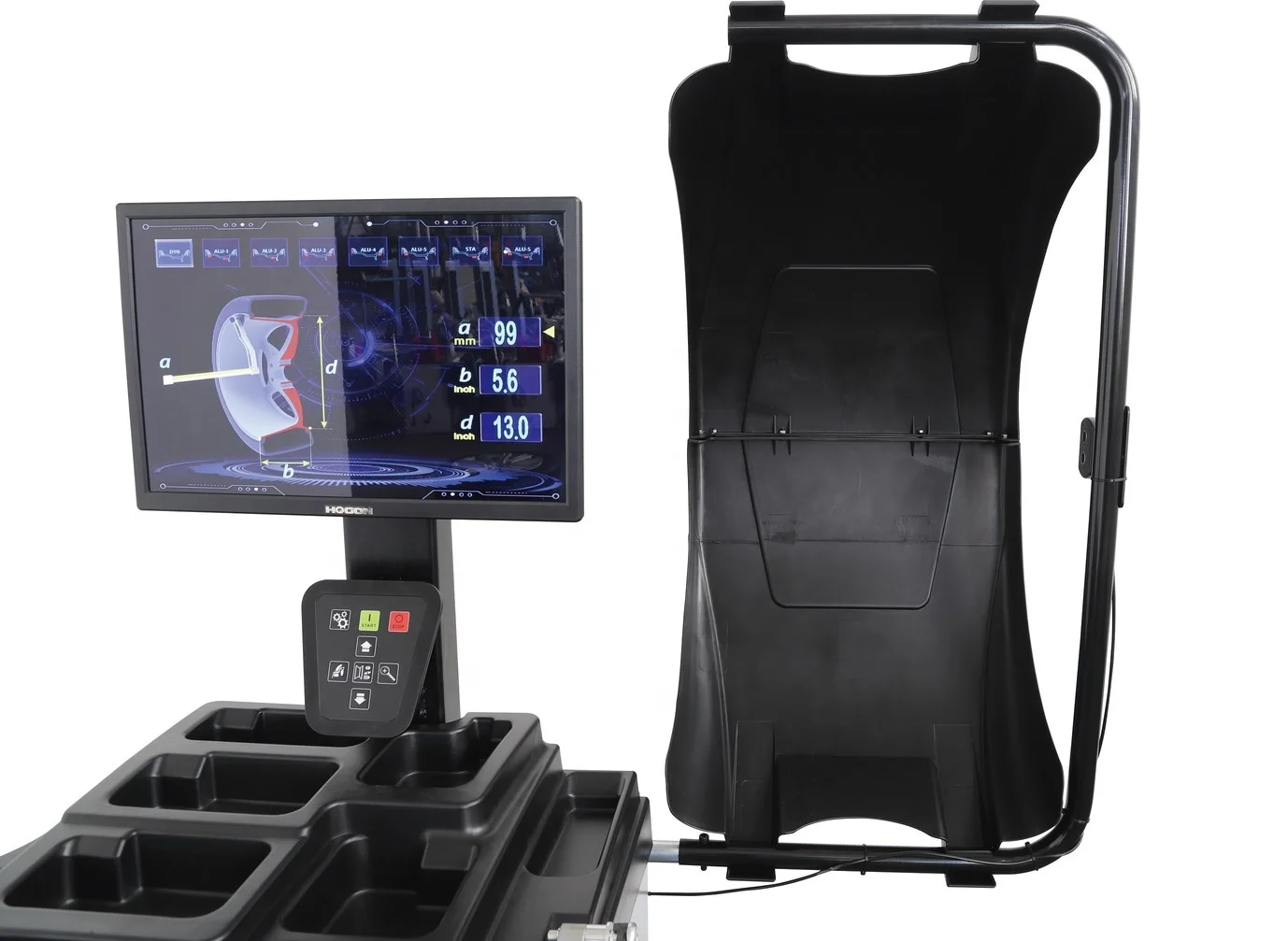 LCD computer screen wheel balance machine for car repair tire workshop