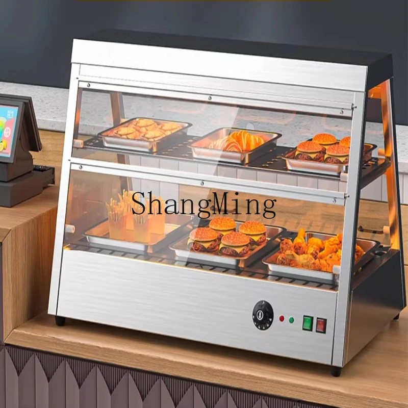 

ZYY commercial heating constant temperature display cabinet burger fried chicken egg tart food cooked food incubator