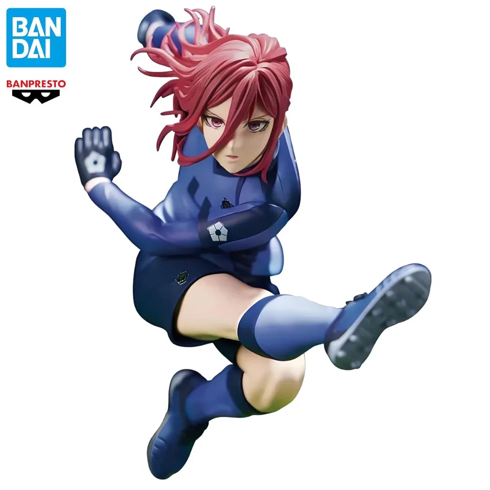 재고 있음 반다이 오리지널 반프레스토 블루 락 치기리 효마 PVC 10CM 애니메이션 액션 피규어 모델 장식품 수집품 장난감 선물