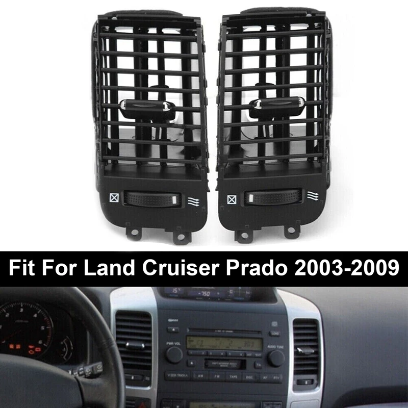 1Pair Dashboard Air Vent For Toyota Land Cruiser Prado 120 FJ120 2003-2009