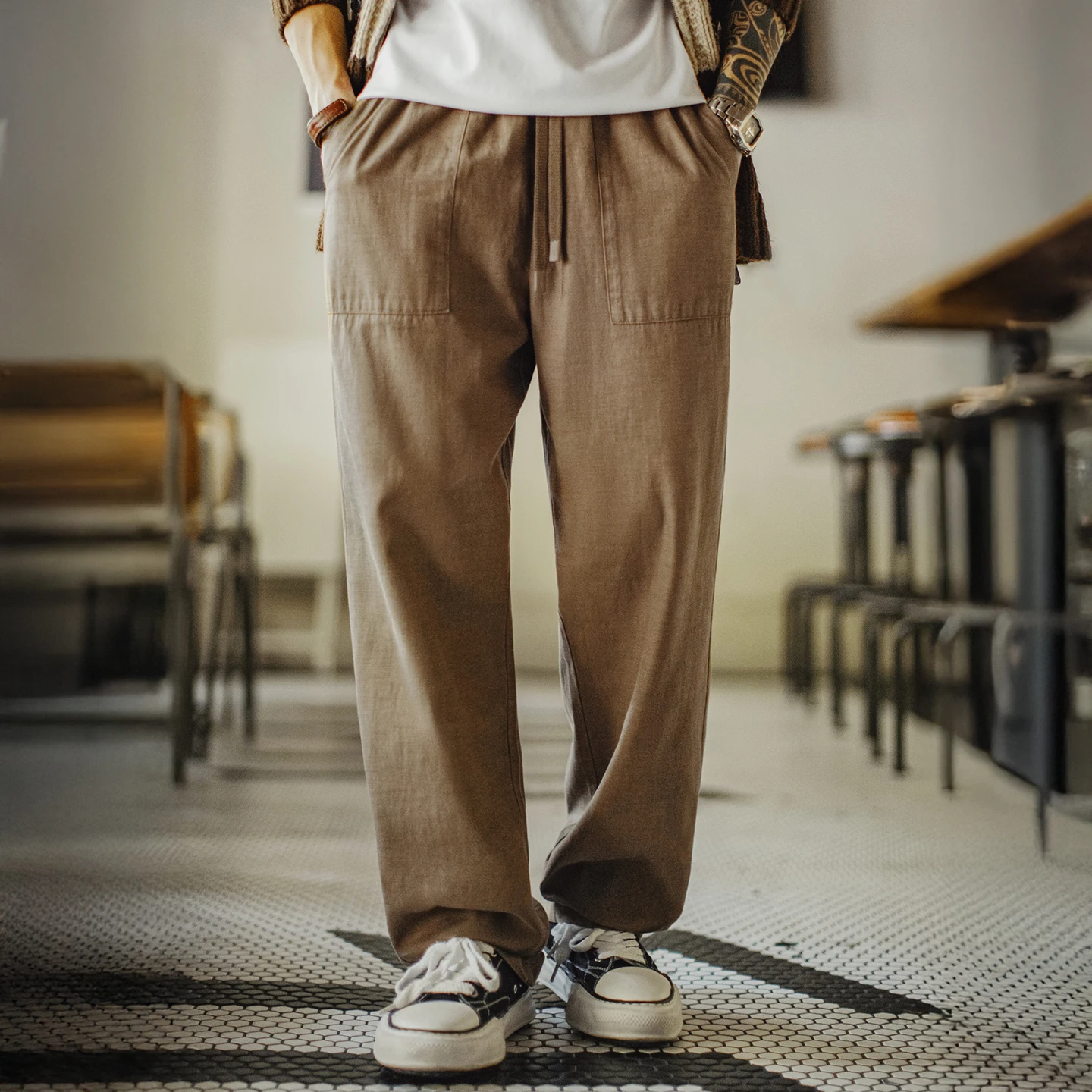 Thumbnail 2 - #5 Latest Mens Straight Leg Trousers Offers