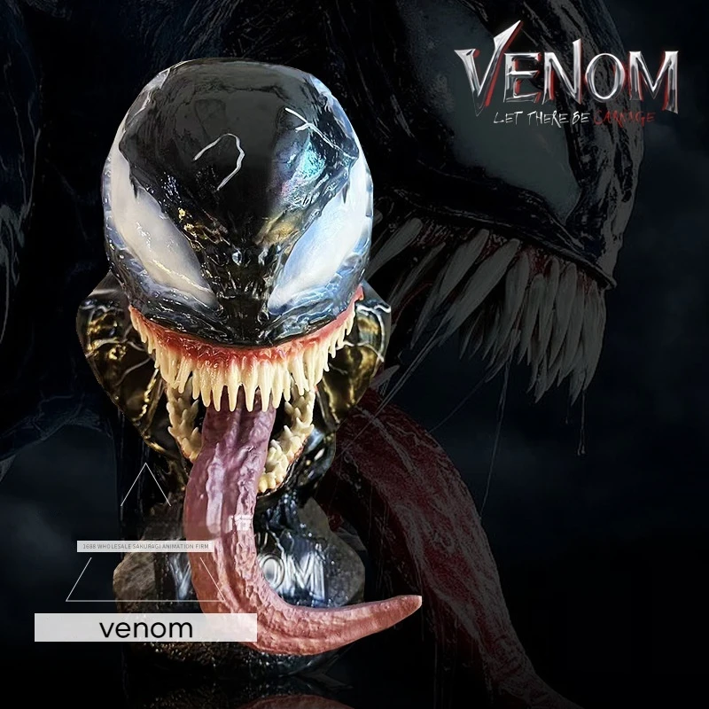 Deadly Guardian Venom Action Figure Half Body Chest Image Model Desktop Ornament Cool Christmas Gift Kids Toys Ternurins Toys