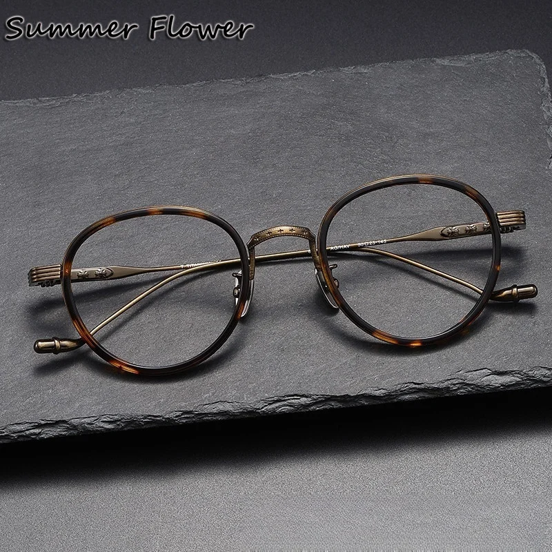 

Top Quality Frame Eyeglass Women Leopard Trendy Gafas Fashion Spectacle Men Optical Frame for Customize Prescription Lens