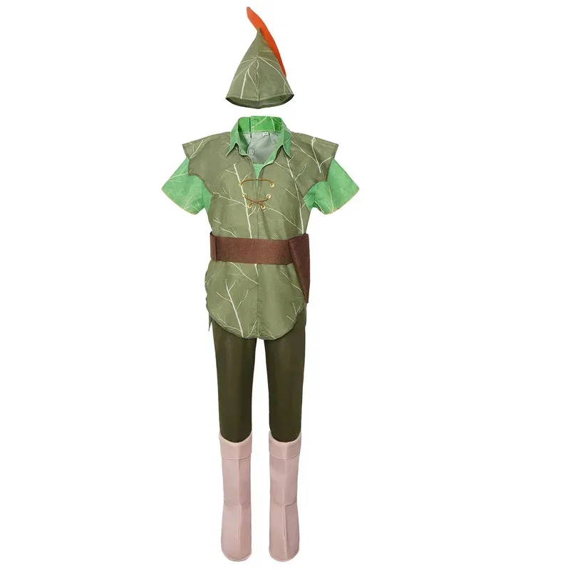 25COS زي Green Elf لعيد الأطفال، رش بيتر كوسبلاي، رقص الرسوم المتحركة، مهرجان ريش