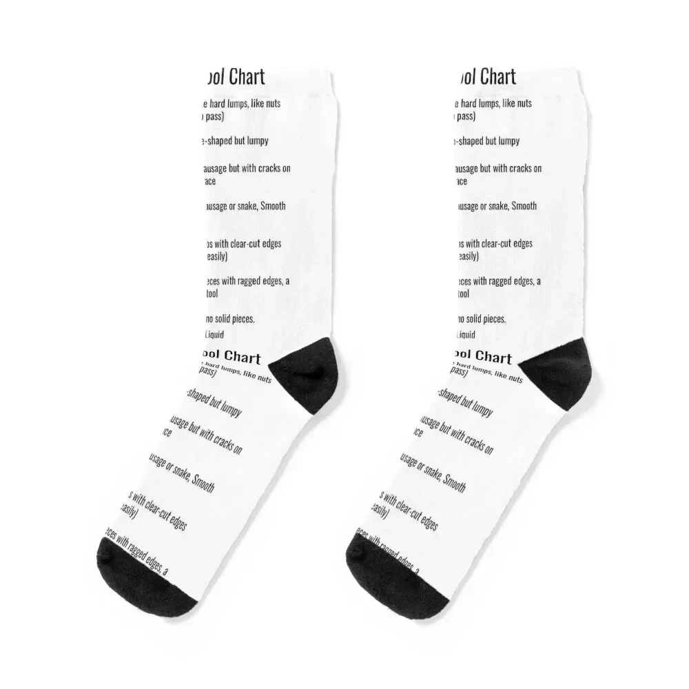 

Bristol Stool Chart Socks cute Novelties christmas stocking floral Socks For Man Women's