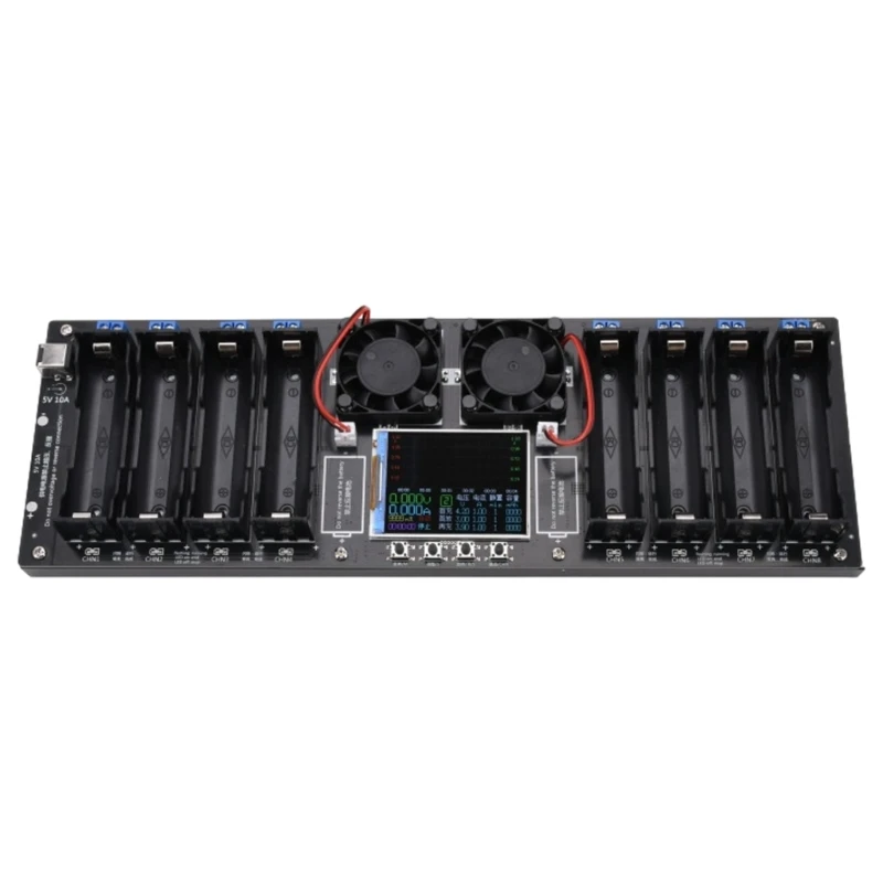 

Multiple Channel 18650 Battery Capacity Tester Feature Internal Resistance&Color Display Efficient Charging Discharging