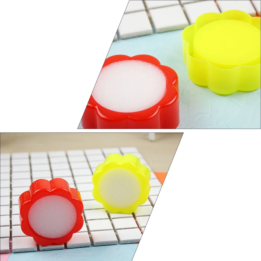 10 قطعة إصبع الرطب الإسفنج PP البلاستيك لينة اليد العد الإسفنج بركة بانكر استخدام آلة عد اليد الرطبة #4