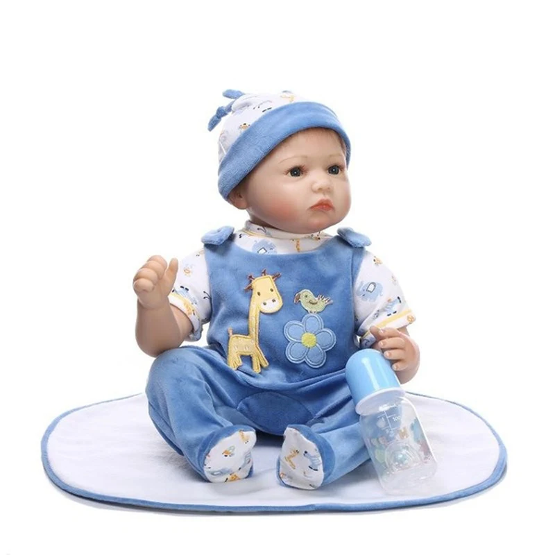 

55cm Bebes Reborn Dolls Real Picture Realistic Newborn Baby Doll Soft Siliconen Reborn Body Surprise Children Gift